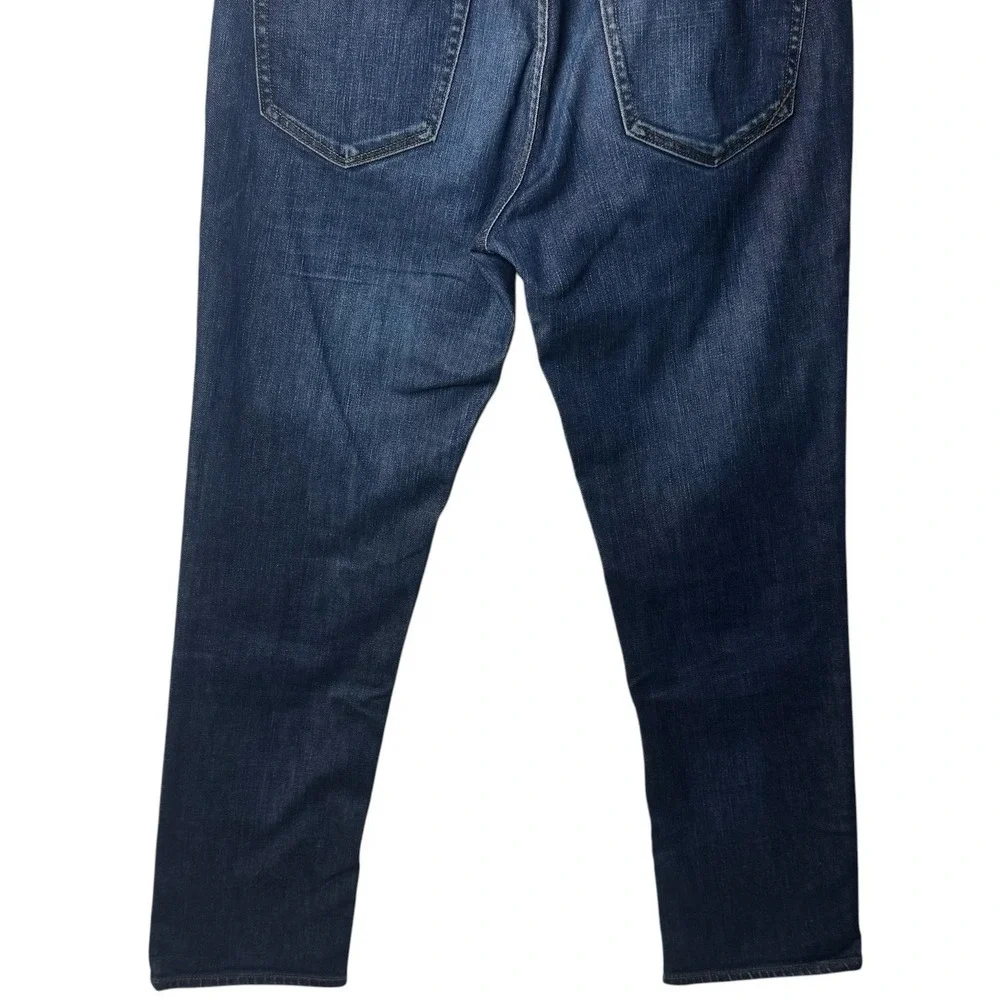 Banana Republic Slim Dark Blue Jeans Capsule‎ Comfort Preppy Chic Minimalist 33